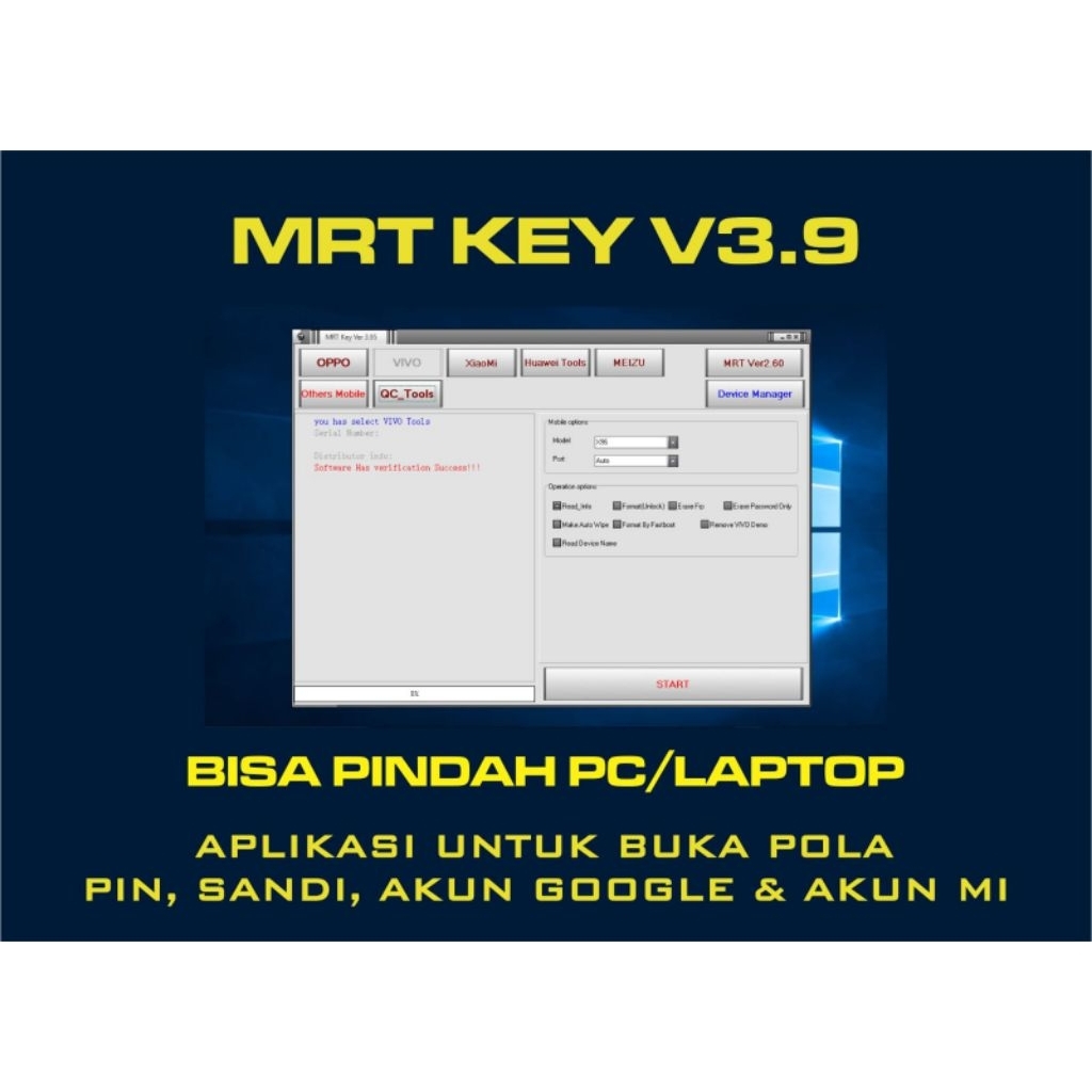 Jual MRT KEY V3.95 TANPA DONGLE PERMANEN BISA PINDAH PC/LAPTOP | Shopee ...