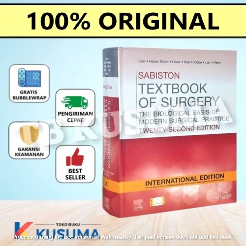 Jual SABISTON TEXTBOOK OF SURGERY 22ED / 22ND EDITION - INTERNATIONAL ...