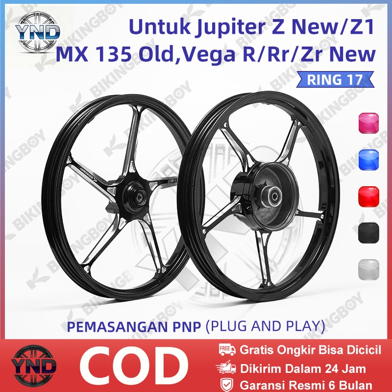 Jual Velg Sepasang Racing Rims Ring 17 Untuk Jupiter Z New/Z1/Burhan ...