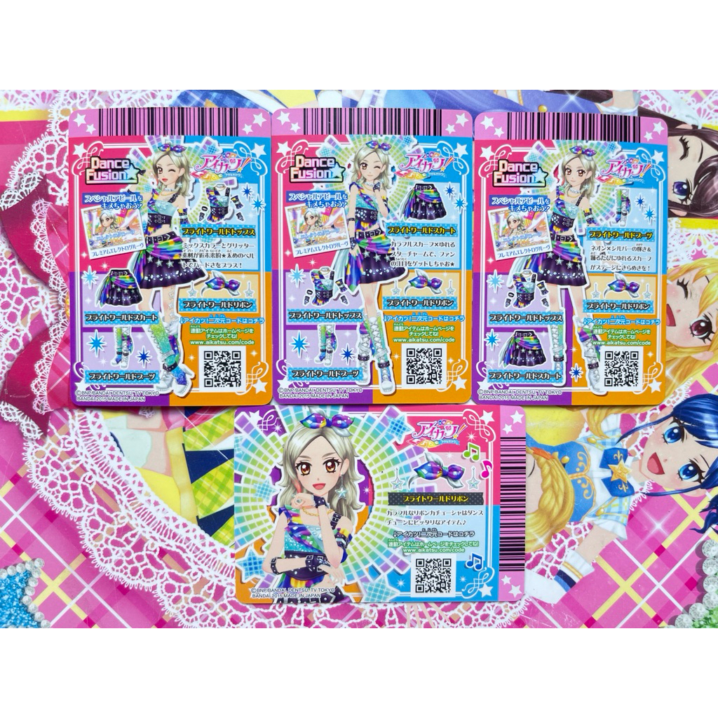 Jual Kartu Aikatsu Rin Kurosawa Dance Fusion Premium Jepang Bright