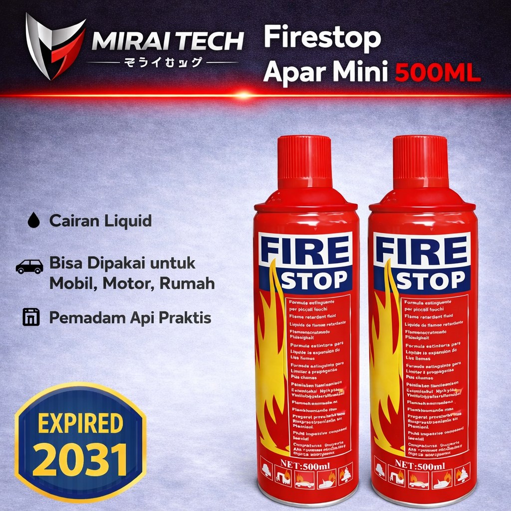 Jual Pemadam Mini ASLI - Apar Mini 500ml - Expired Date 2031 | Shopee ...
