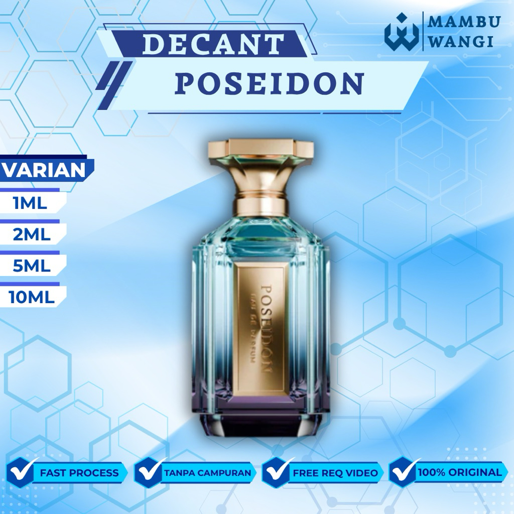 Jual Decant Parfum Velixir Poseidon 100% ORIGINAL | Shopee Indonesia