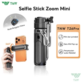 TNW T26Pro 3 IN 1 Extendable Grip Tripod Tongsis Mini Selfie Stick Zoom Remote Control Tripod