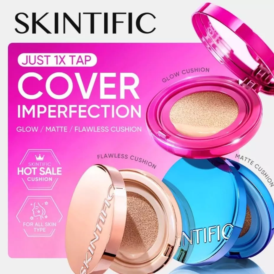 Skintific Perfect Cushion 11g Full Set 12H Coverage