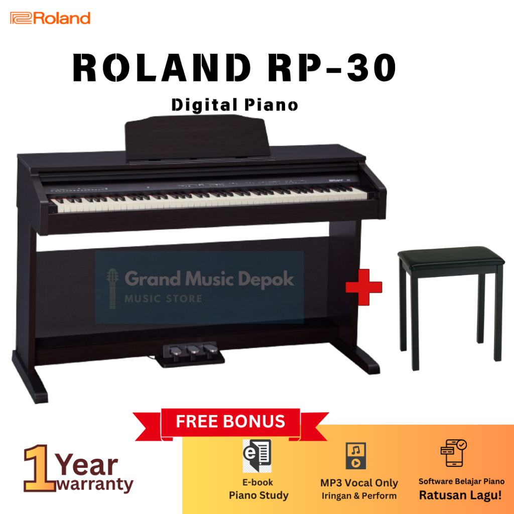Jual Roland RP30 Digital Piano Roland / Home Piano / Digital Piano ...