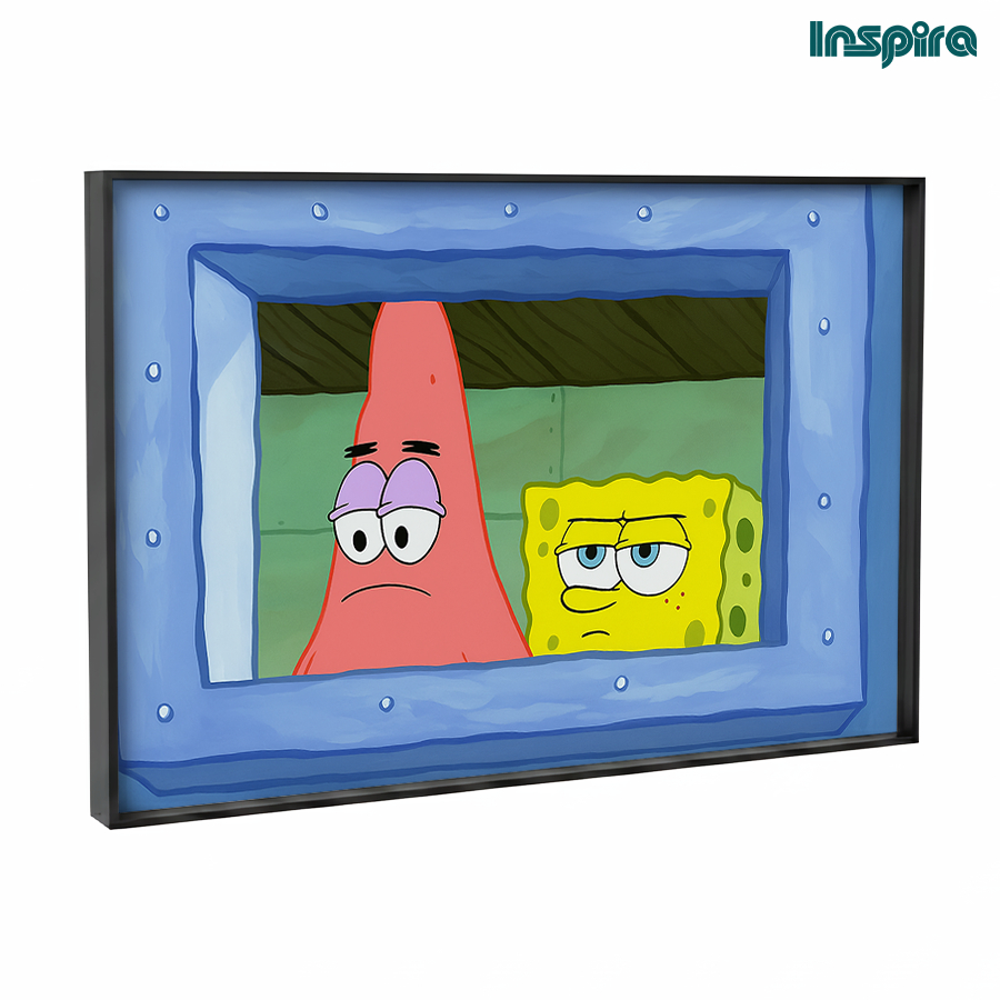 Jual Inspiradekor Pajangan Dinding Kamar Poster Spongebob & Patrick Out ...