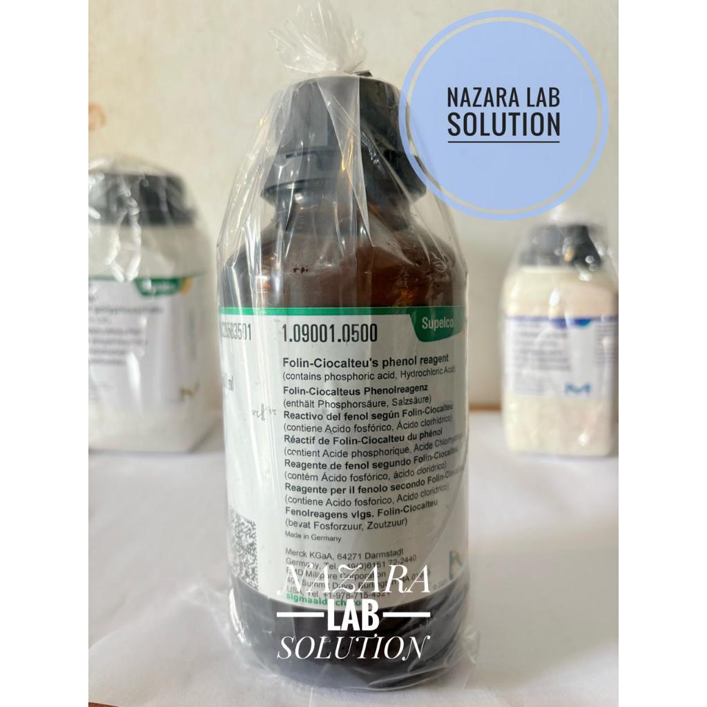 Jual FOLIN-CIOCALTEU'S PHENOL REAGENT 500 ML MERCK 109001 | Shopee ...