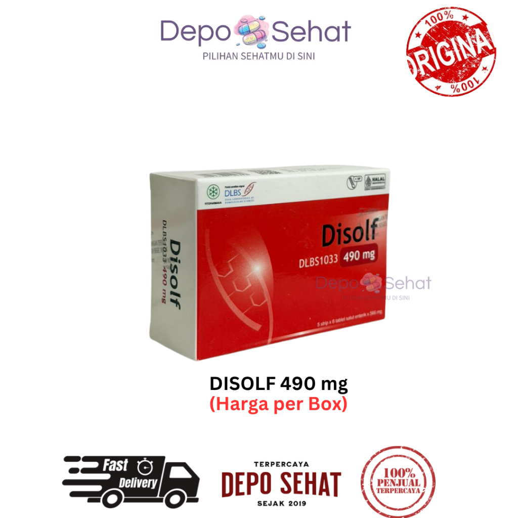 Jual DISOLF TABLET 490MG 1 BOX | Shopee Indonesia