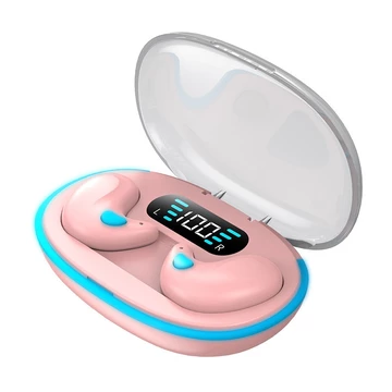 X55 TWS Bluetooth Earphone Wireless LED Display Noise Canceling Headset Gaming Bass Jernih