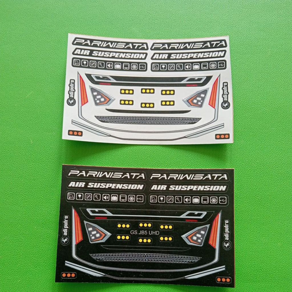 Jual Stiker headlamp miniatur bus UHD tronton RKC TRONTON | Shopee ...