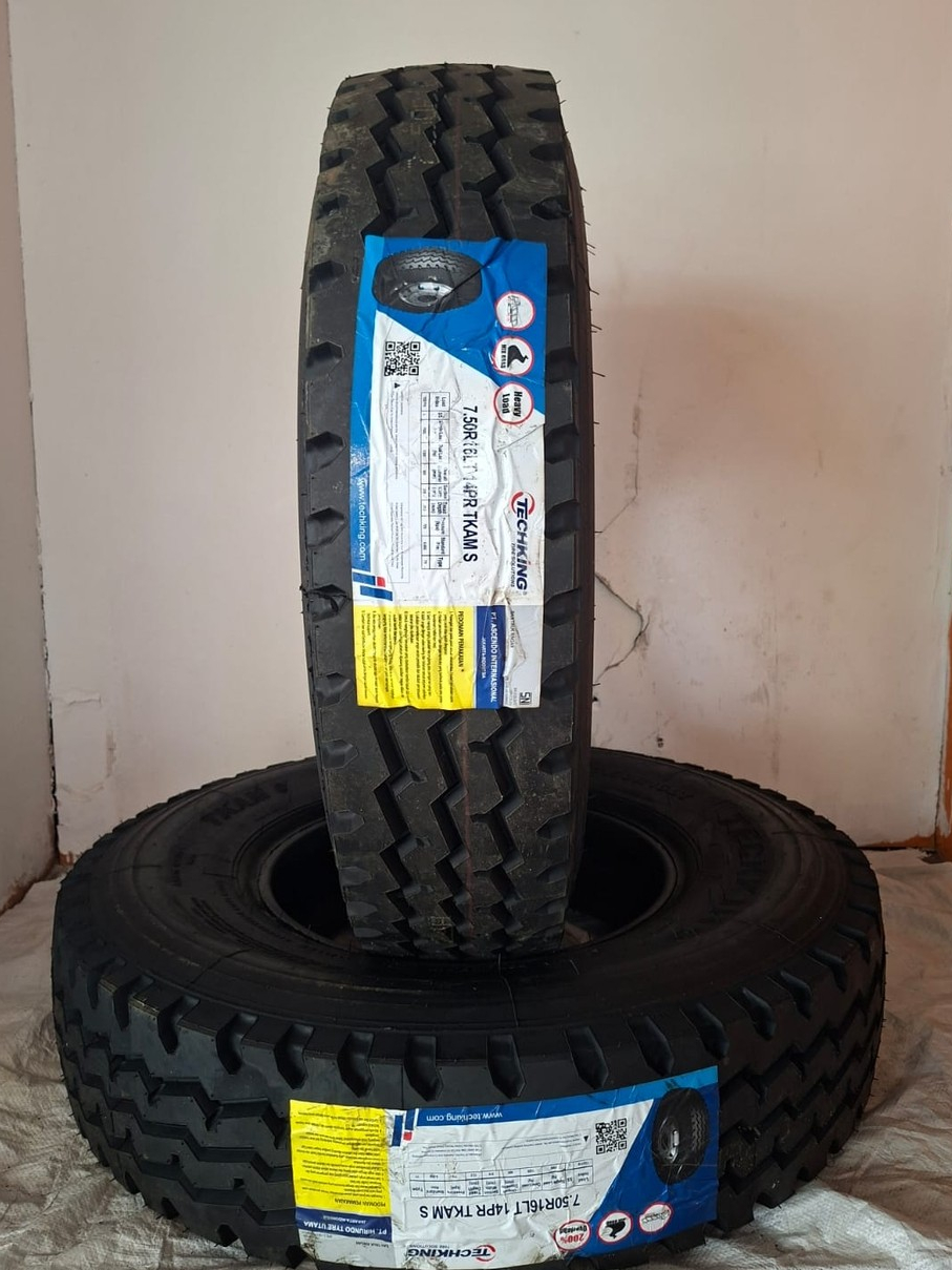 Jual BAN KAWAT (RADIAL) TECHKING 7.50 R 16 TKAMS SET (KOMPLIT) | Shopee ...