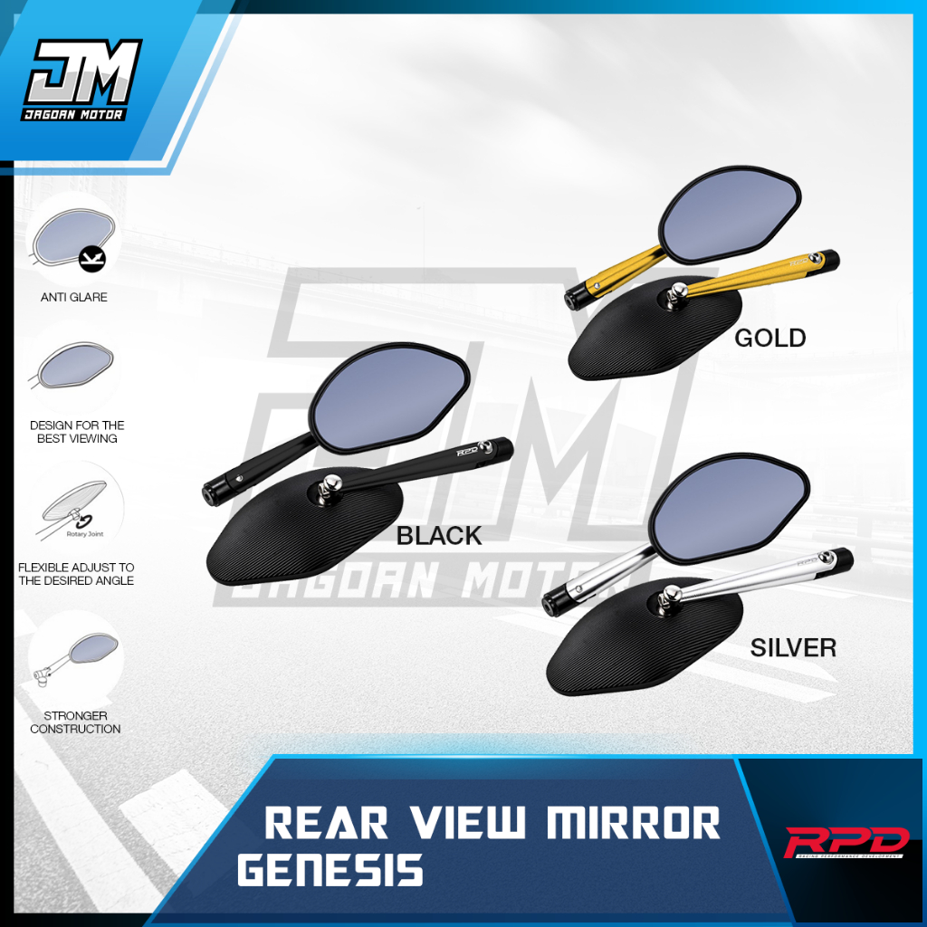 Jual Spion RPD Genesis Rear View Mirror Universal | Shopee Indonesia