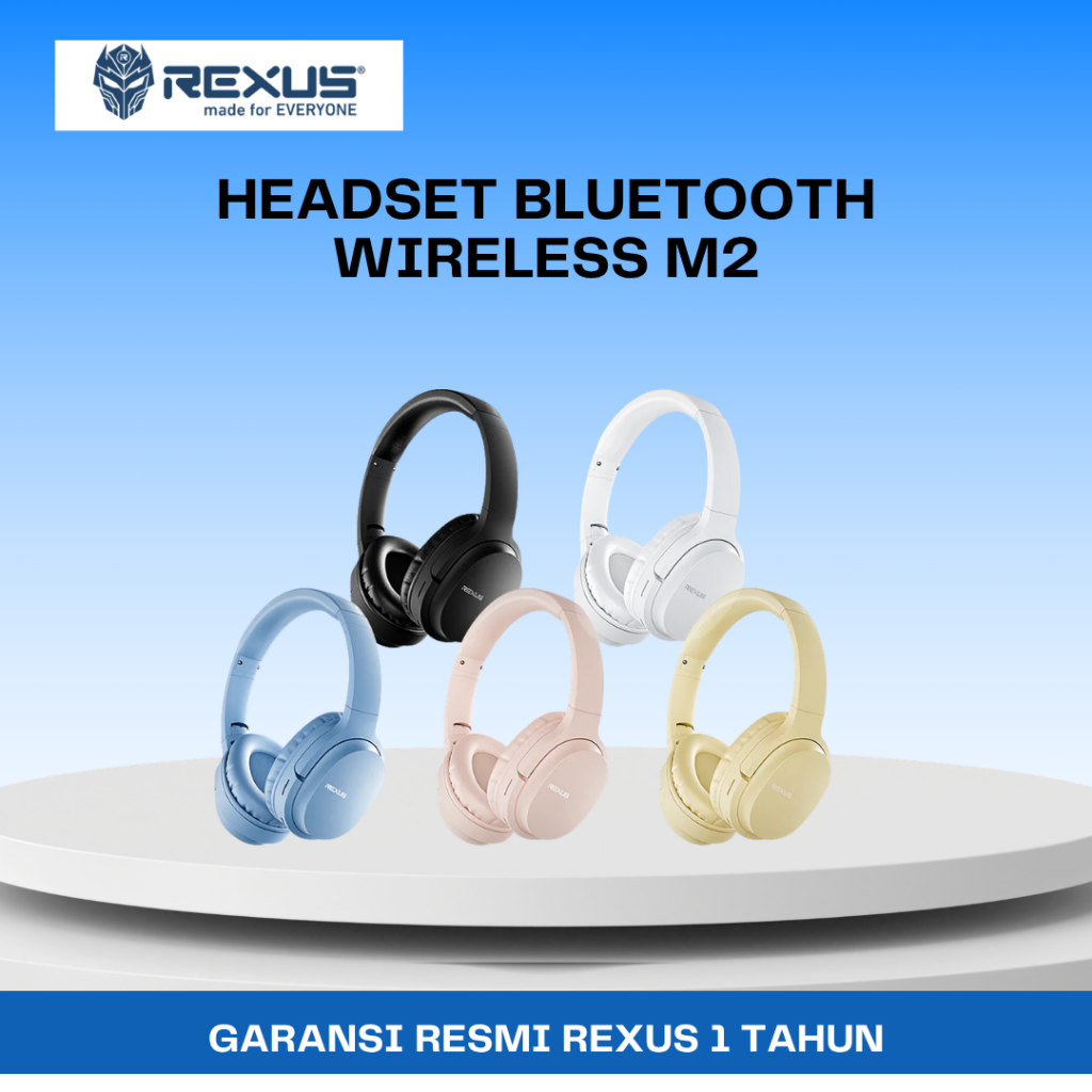 Jual REXUS Headphone M2 / BT7 Earphone Bluetooth | Shopee Indonesia