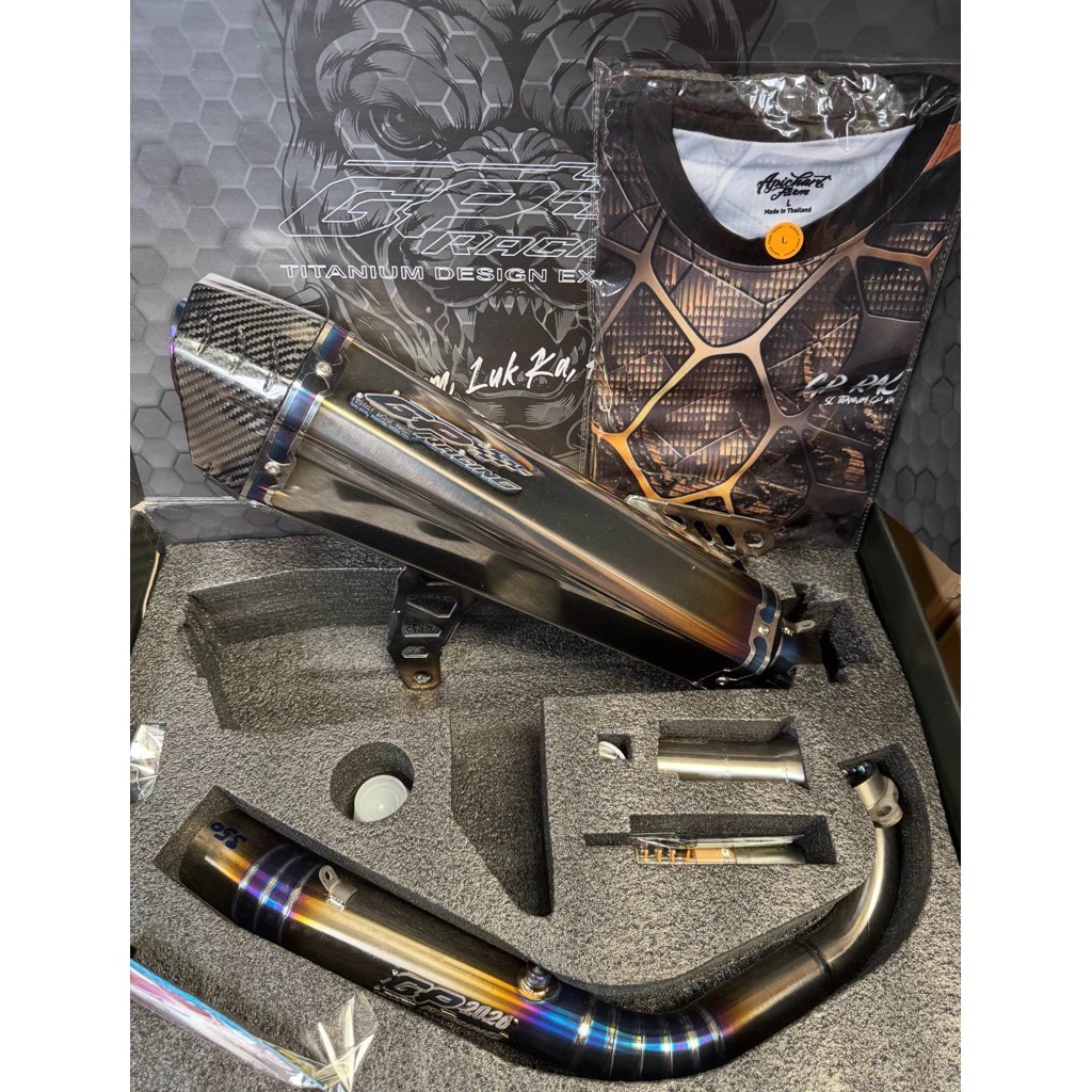 Jual Knalpot Racing Xmax 250/300 GP Racing 2026 Titanium Thailand ...