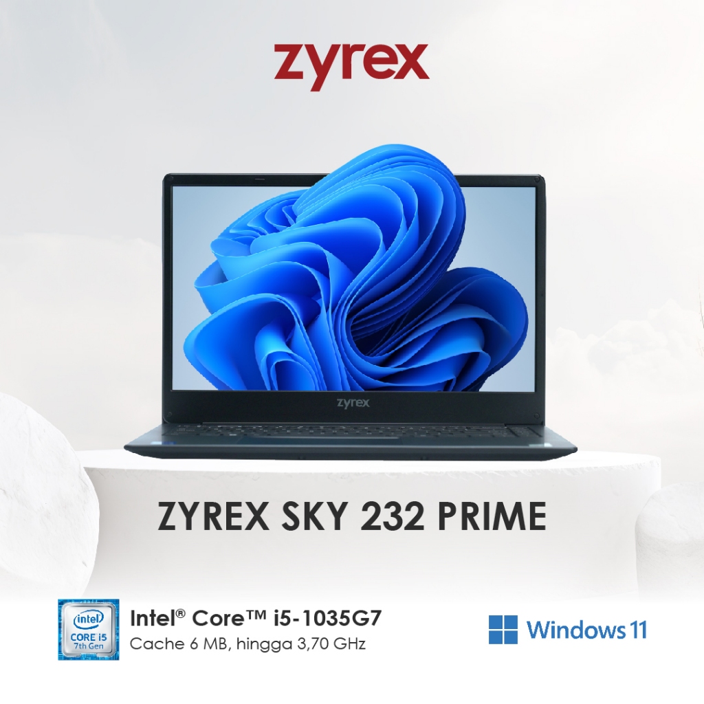 Jual LAPTOP ZYREX SKY 232 PRIME I5 1035G7 RAM 8GB SSD 512GB W11 14.0FHD ...