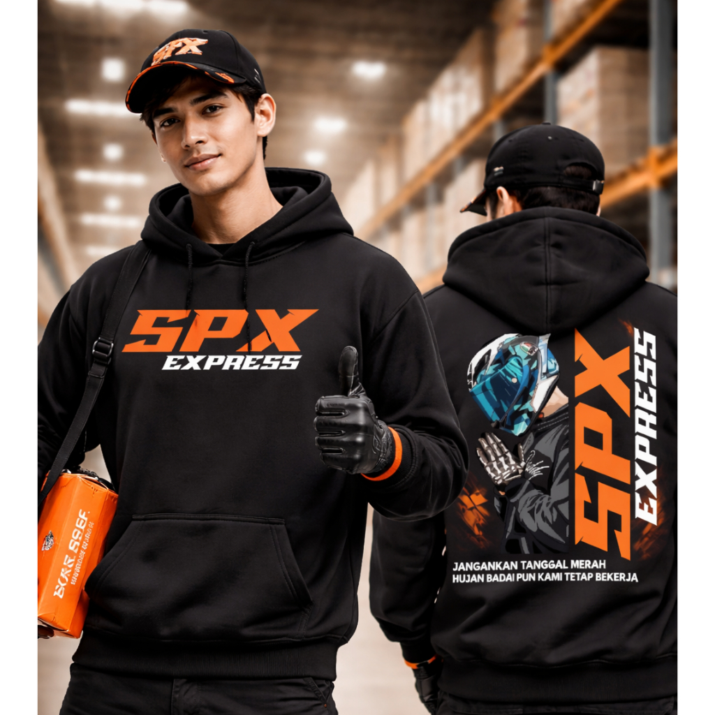 Jual Sweater Hoodie Pria Keren SPX XPRESS Premium lebih tebal halus dan ...