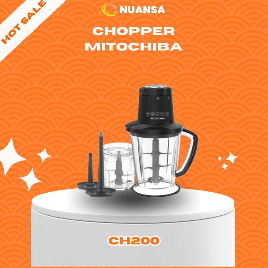Jual MITOCHIBA Food Magic Chopper CH200 Blender 2L Alat Penggiling dan ...