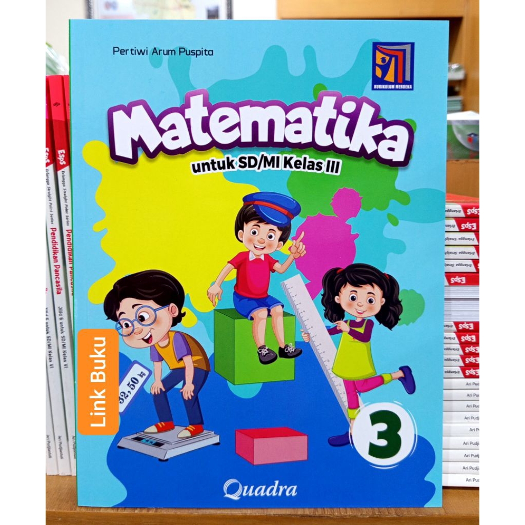 Jual Buku Matematika Kelas 3 SD Kurikulum Merdeka Quadra | Shopee Indonesia
