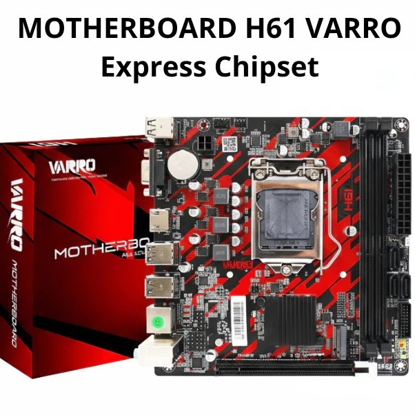 Jual Motherboard Varro H61 Plus LGA 1155 Mainboard H61+/B75 3.0 & H61 2 ...