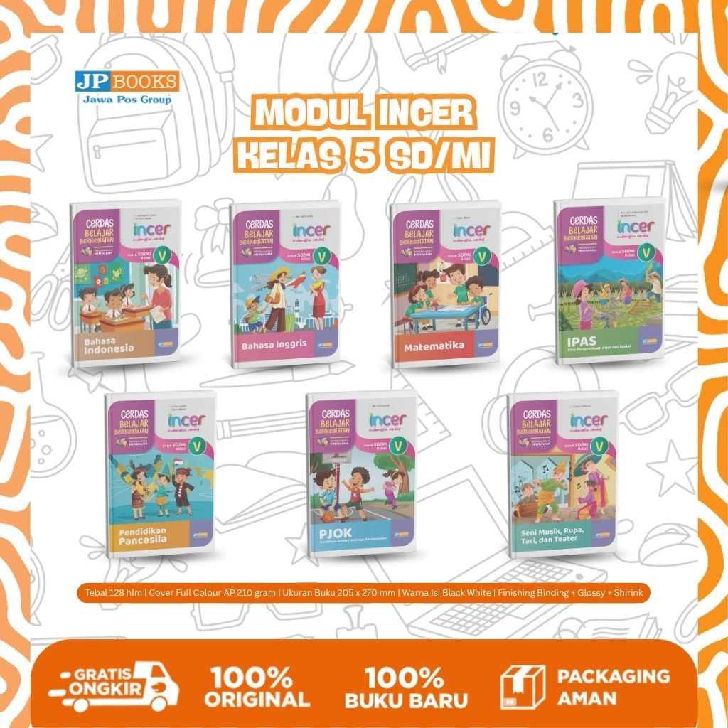 Jual JP Books - Buku Siswa Modul Incer [Gab] Latihan Soal Sd Kelas 5 ...