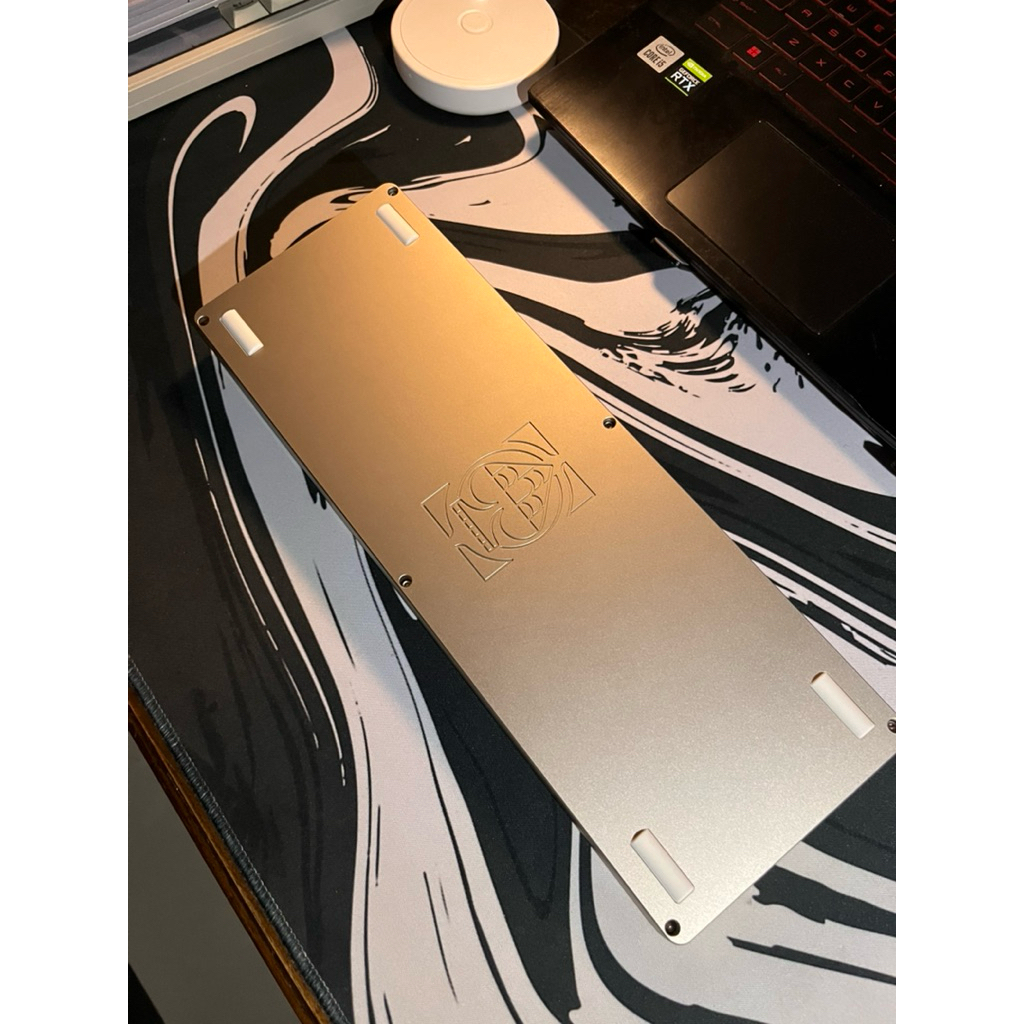 Jual NOIR Spade 65 versi QMK/VIA Gold + 2 Plate FR4 Full Alumunium ...