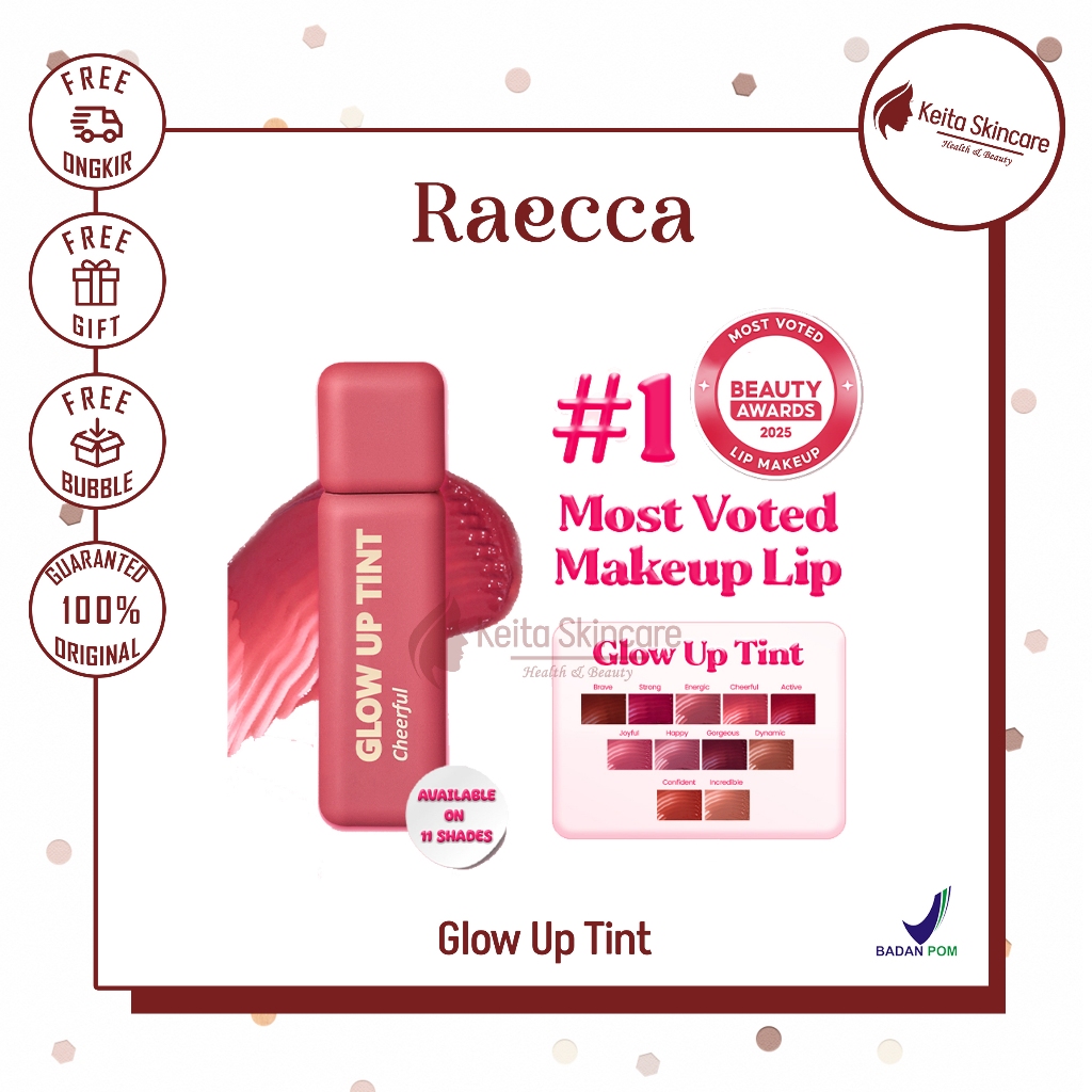 Jual RAECCA Glow Up Tint 5.5ml | RAECCA Lip Tint | Shopee Indonesia