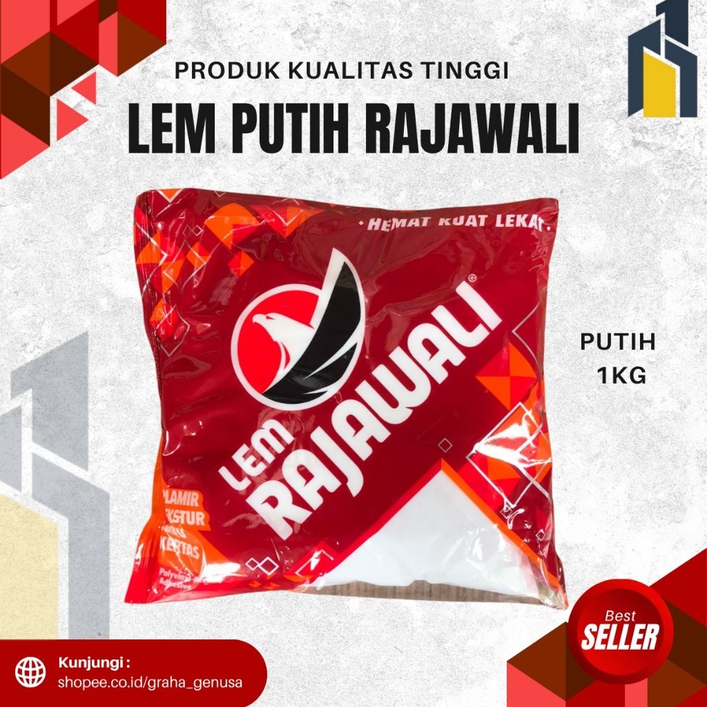 Jual Lem Putih Rajawali PVAC 1kg - Lem Kayu, Kertas, dan Plamir ...