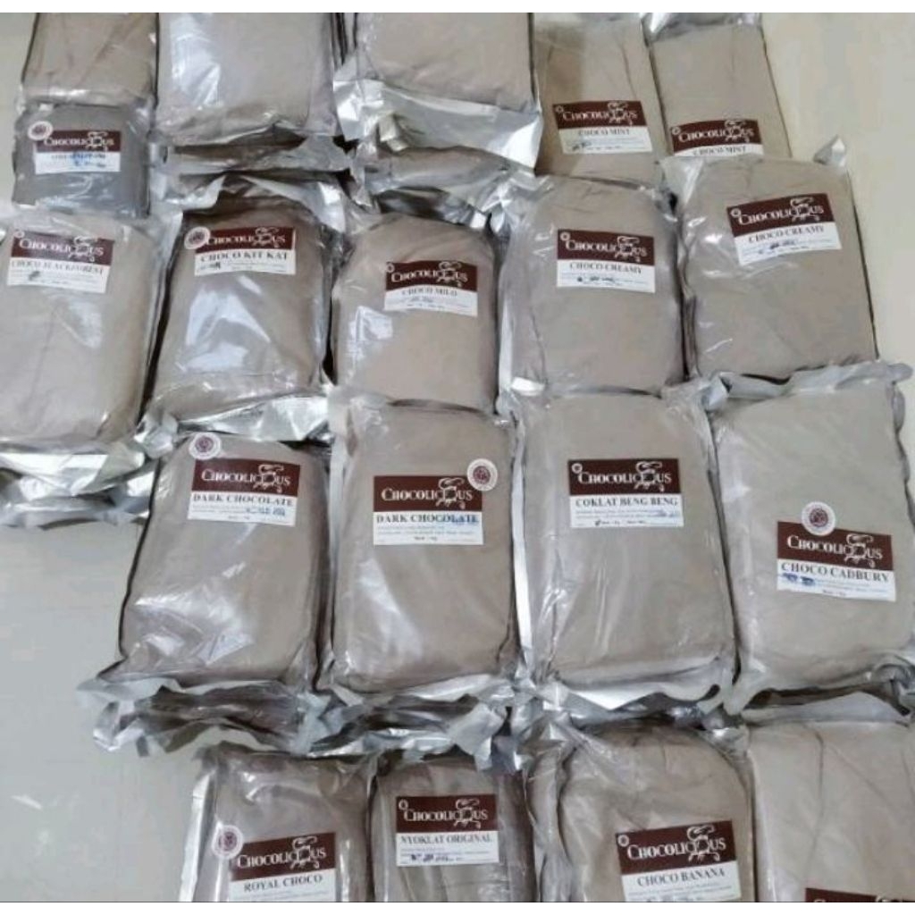 Jual Bubuk Minuman Chocolicious 1 KG - Cappucino Original, Matcha, Rasa ...
