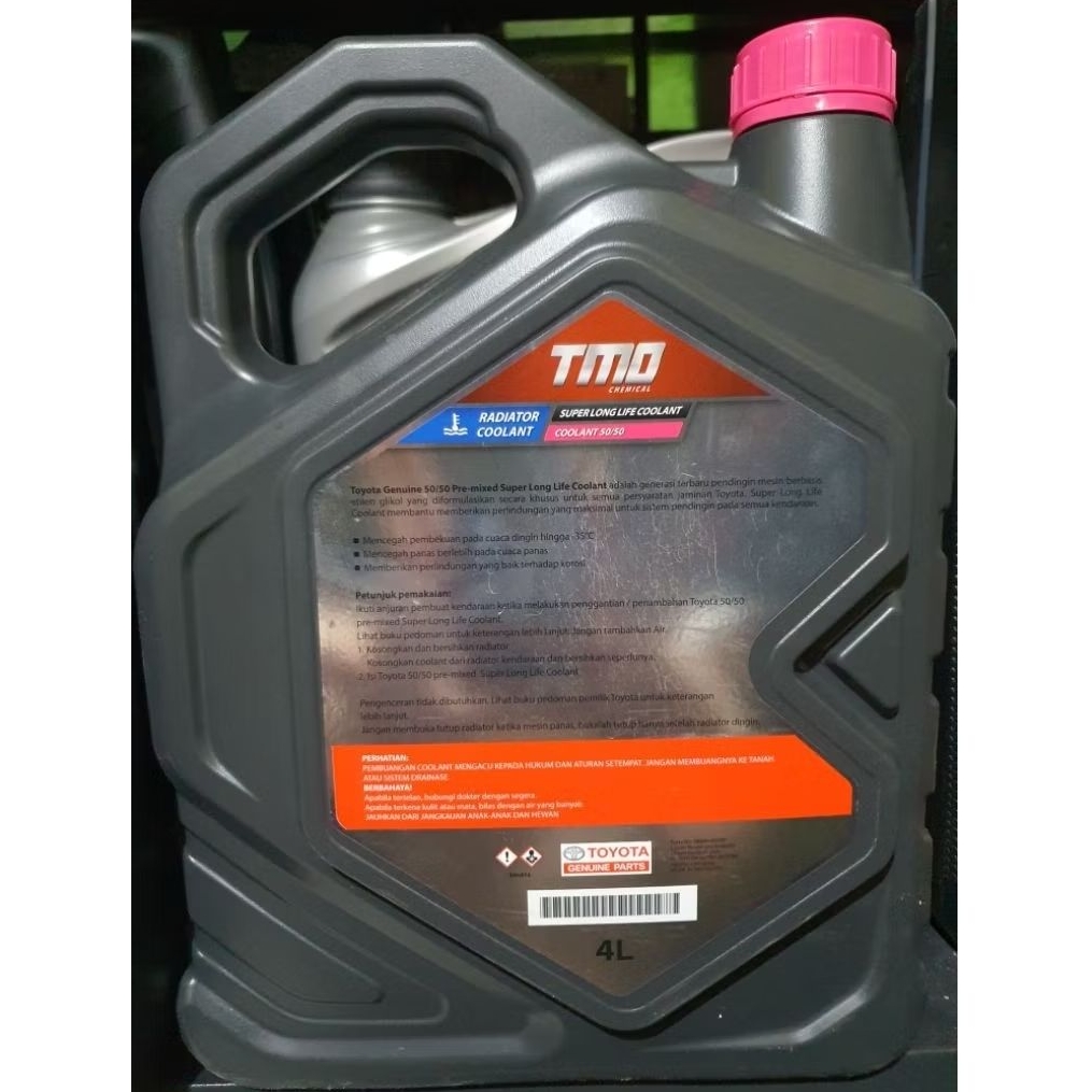 Jual Air Radiator Coolant TMO 50/50 4Liter Cairan Pendingin Mobil Motor ...