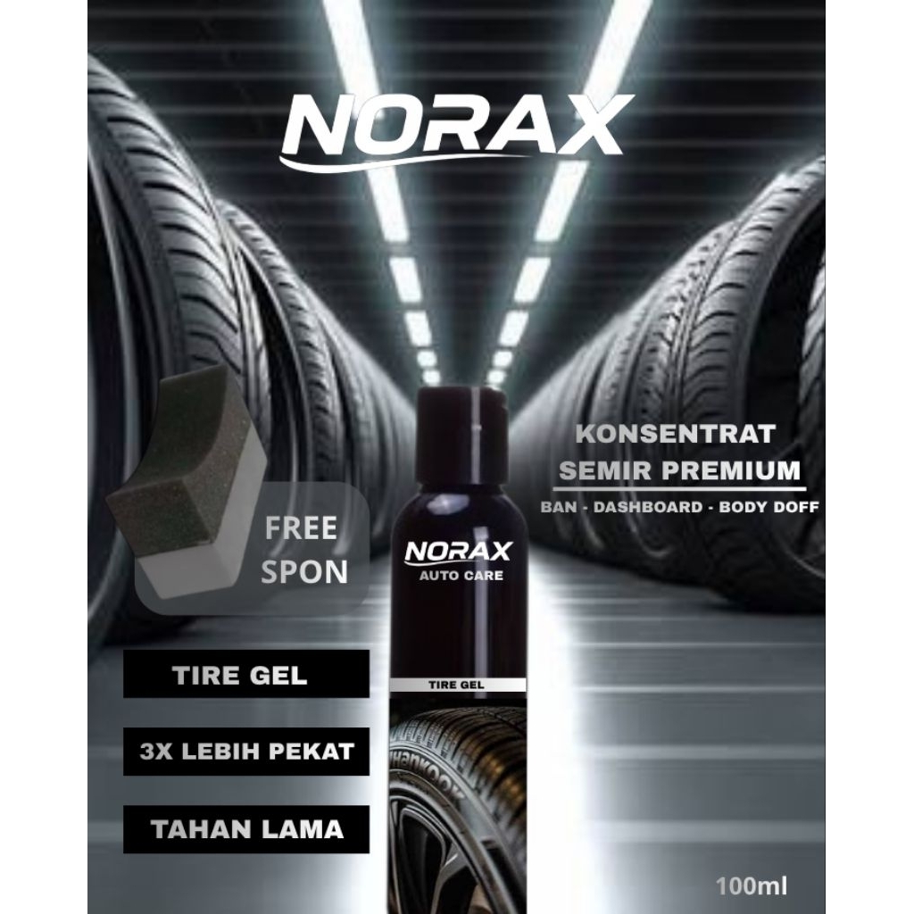 Jual Norax Semir Ban Mobil Dan Motor Premium - Tire Gel - Tahan Lama ...