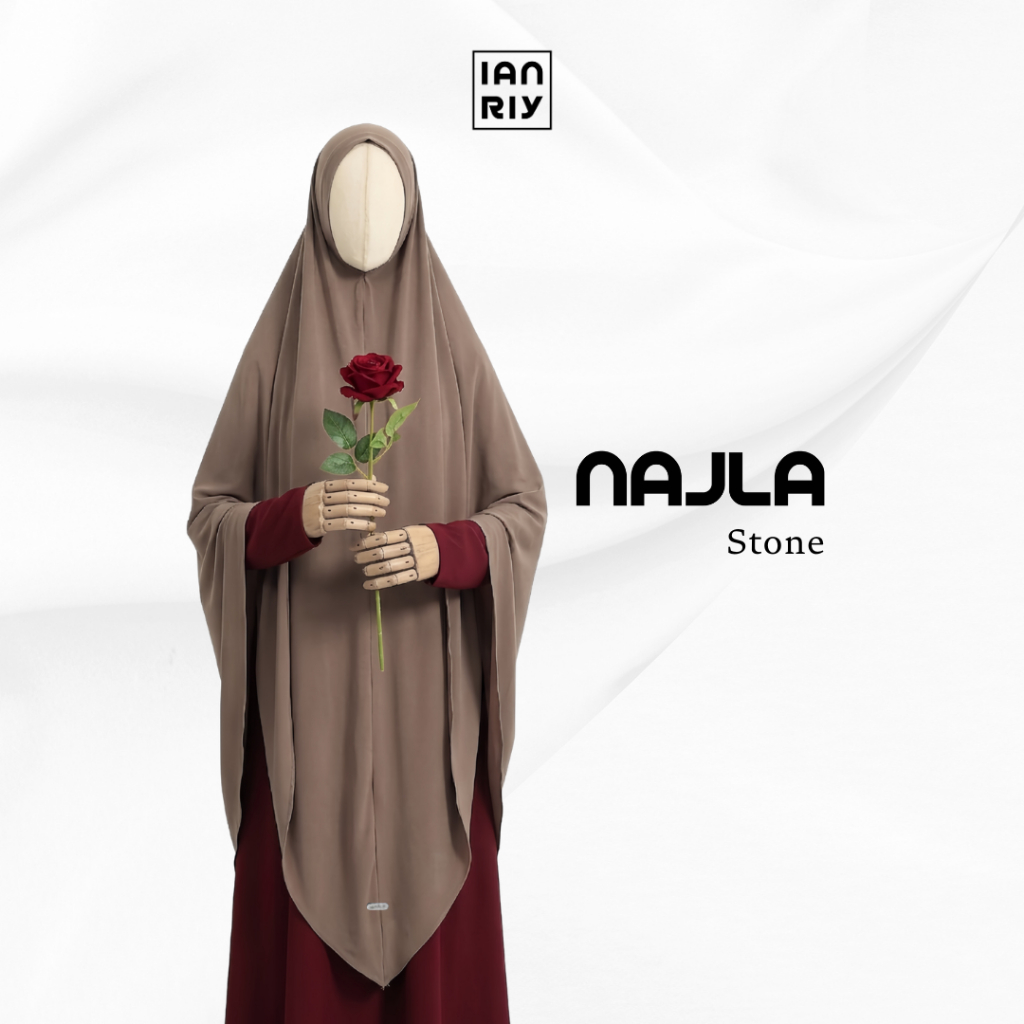 NAJLA By IANRIY Hijab Nonpad Jersey Lancip Khimar Nonped Jersey ITY Korea 200 Gsm