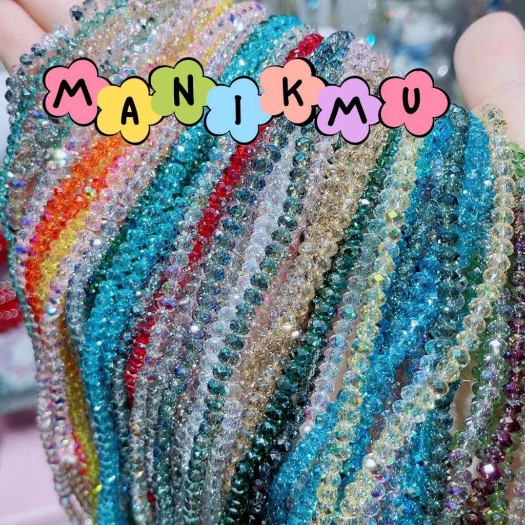 Jual Grosir 100pcs Bapao 4mm A3 Ceko kristal crystal beads diy ronce ...