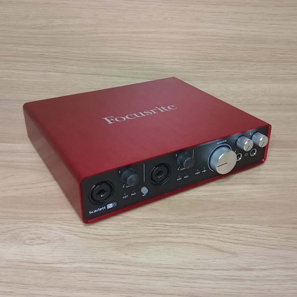 Jual Focusrite Scarlett 6i6 2nd Generation 6 Input 6 Output USB Audio ...