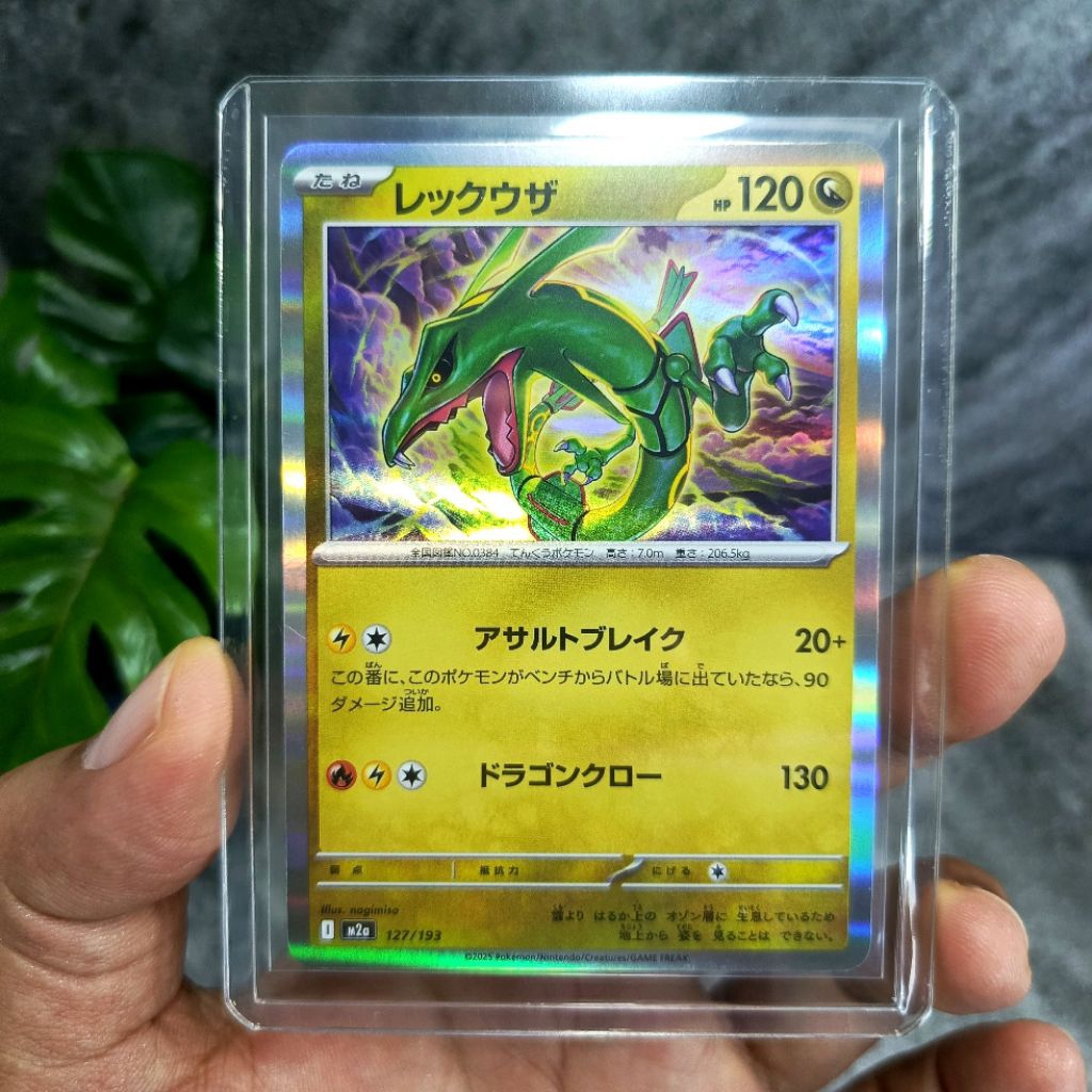 Jual kartu pokemon original japan rayquaza holo rare | dapat toploader ...