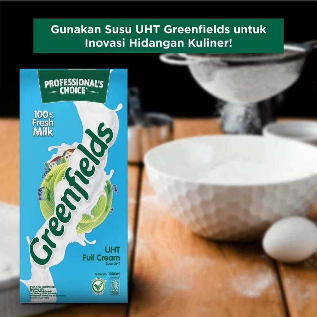 Jual Greenfields Food Service UHT Full Cream 1L (1000ml) 1 Dus 12pcs ...