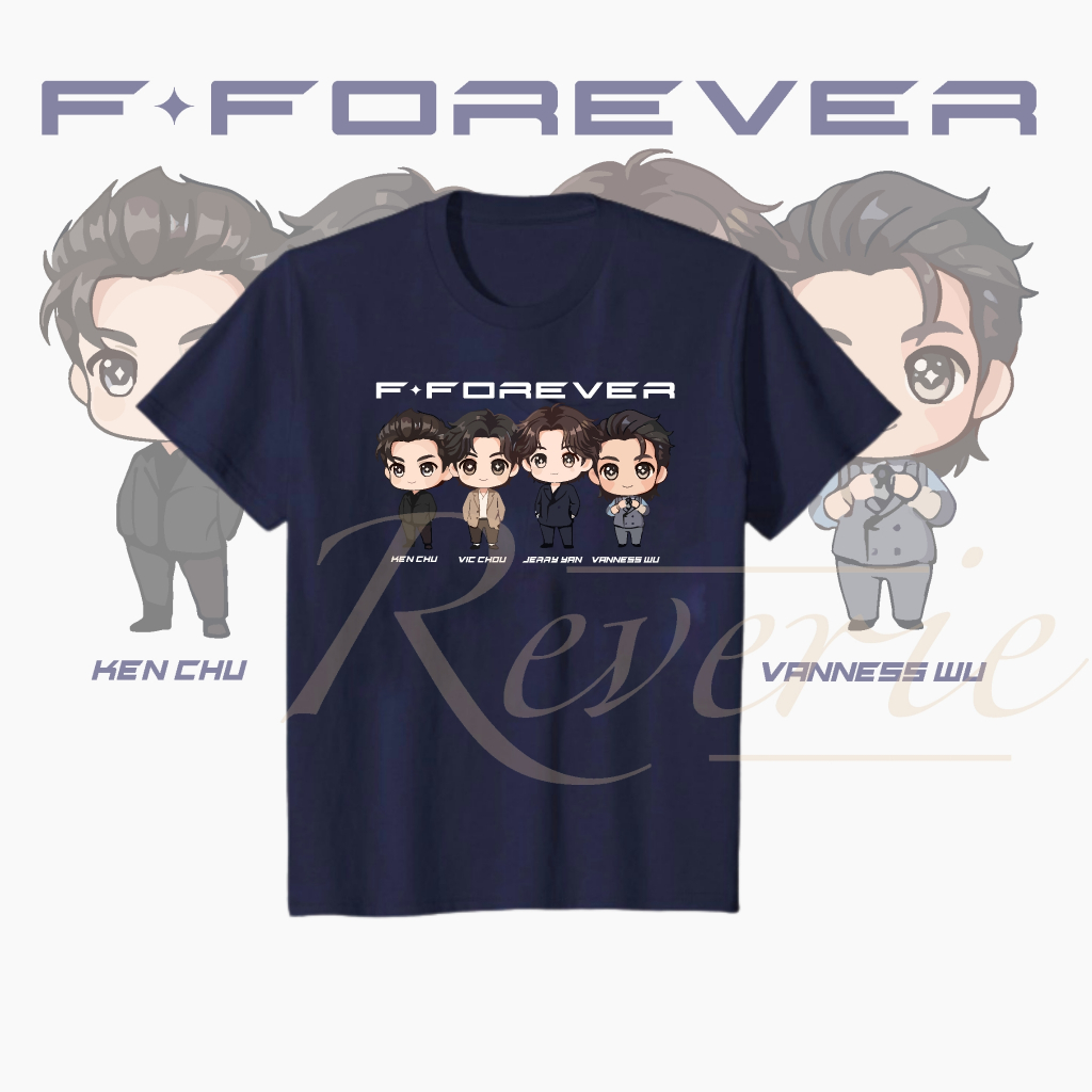 Jual KAOS CARTOON FFOREVER MEMBER F4 BAJU KONSER TSHIRT FF F-FOREVER ...