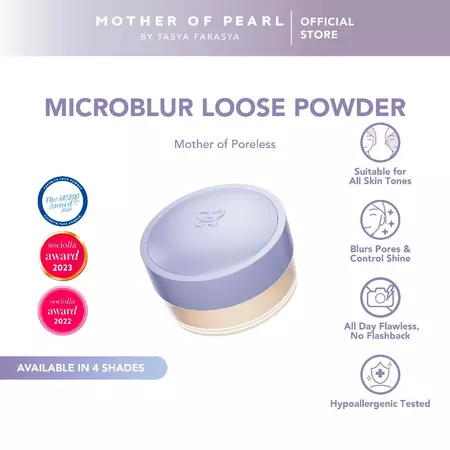 Mother of Pearl Microblur Translucent Loose Powder bedak tabur microblur