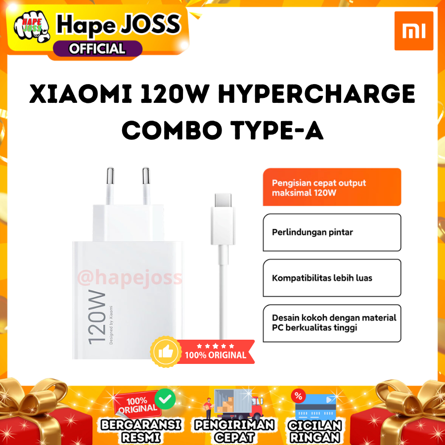 Jual Xiaomi 120W HyperCharge Combo Type - A - White Original Resmi ...