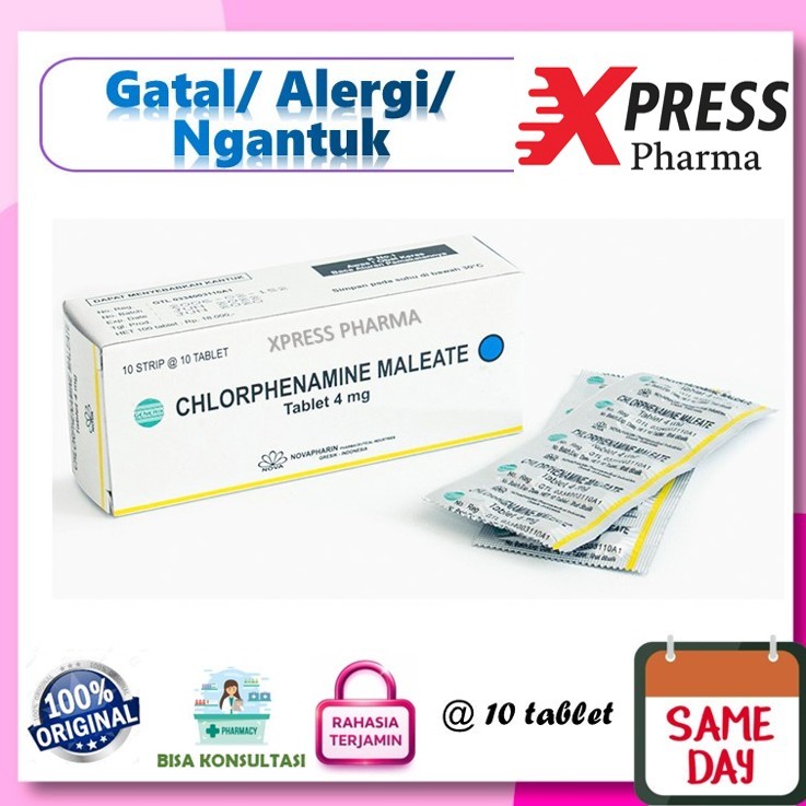 Jual Chlorpheniramine Maleate 4 Mg Obat Terlengkap & Harga Terbaru Juli ...