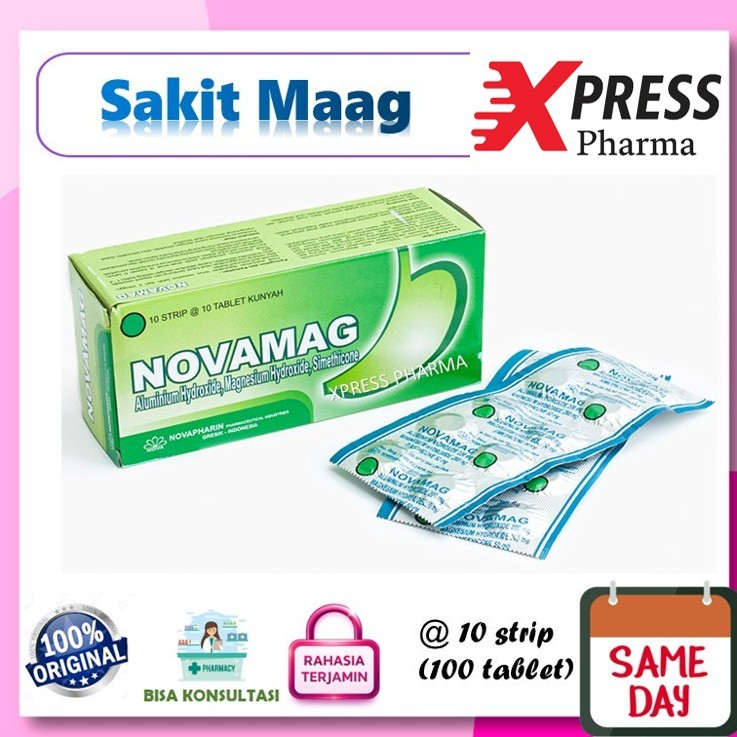 Jual XPRESS ! Novamag DUS Obat Maag Antasida Novamaag Nofamag Dos Box ...