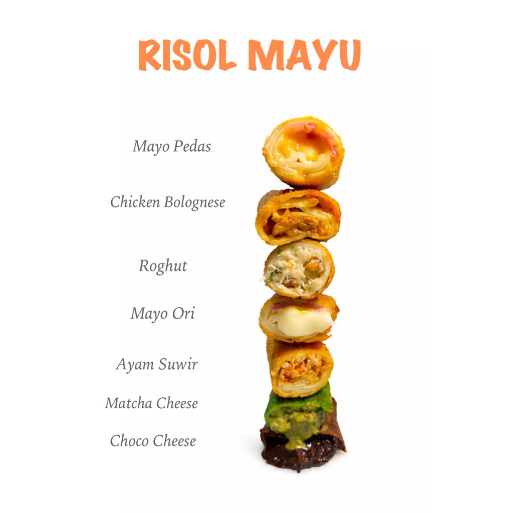 Jual RISOL MAYU [ Matcha, Coklat, Mayo, Ayam Suwir, Rogut, Chicken ...