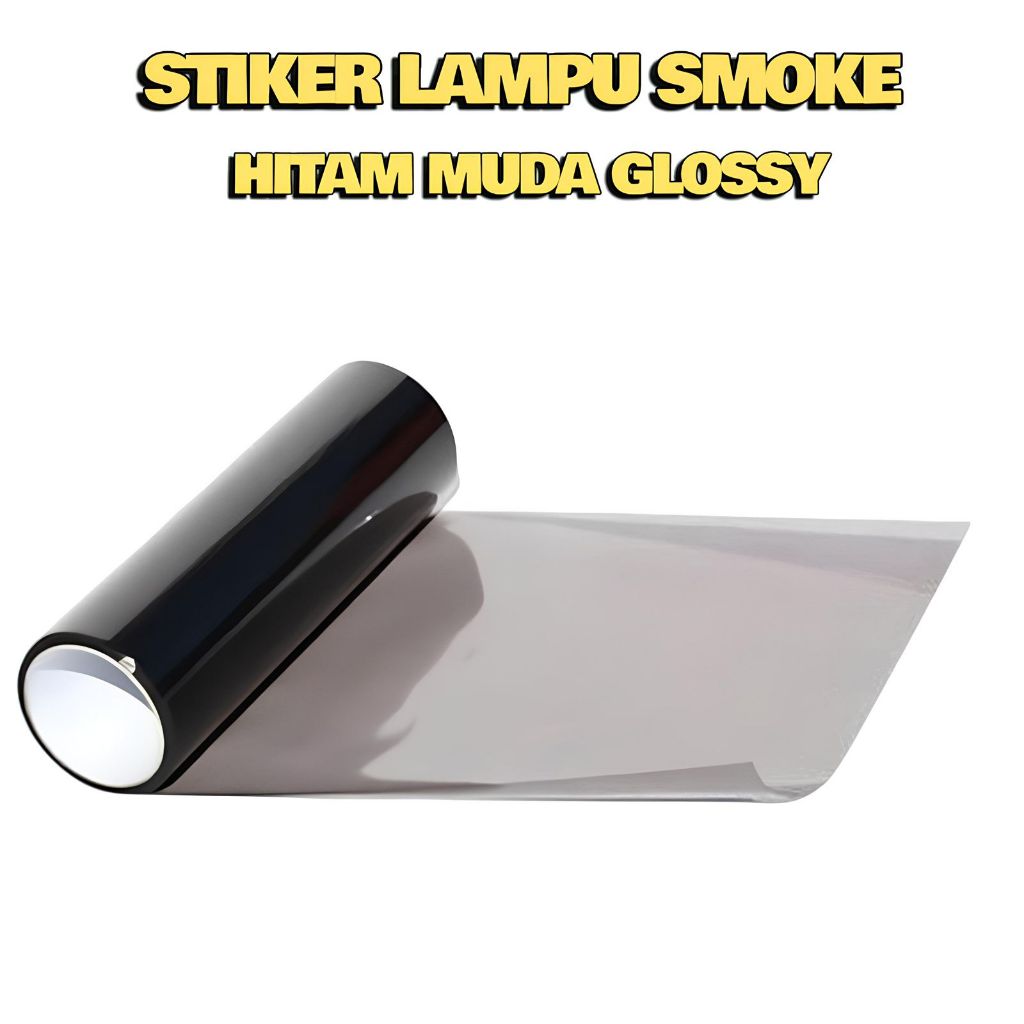 Jual Stiker Lampu Smoke Hitam Muda Glossy Mobil | Film Headlamp ...