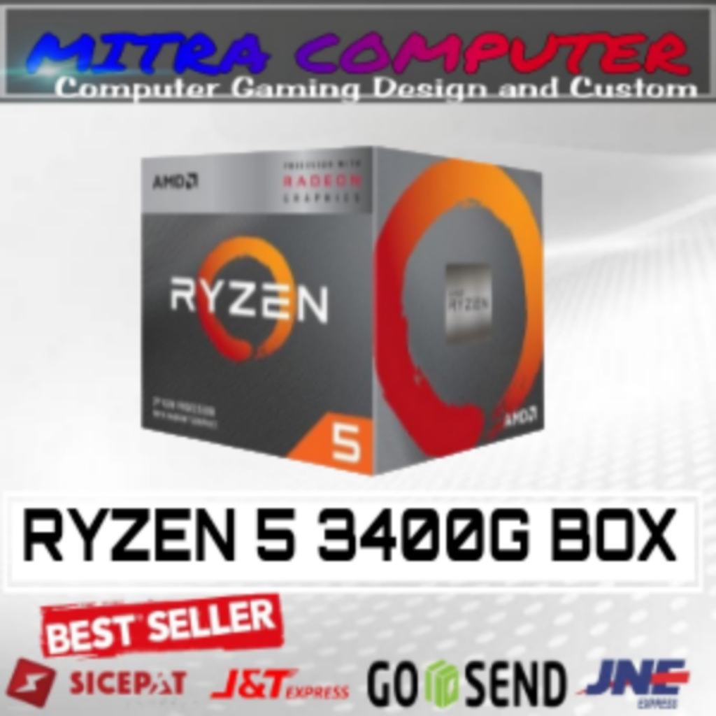 Jual AMD Ryzen 5 3400G Radeon RX Vega 11 Graphics 4-Core 3.7 GHz AM4 ...