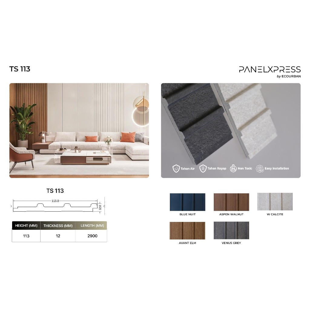 Jual PANEL EXPRESS - TS113 | Wallpanel dinding Kisi-kisi 2900mm ...