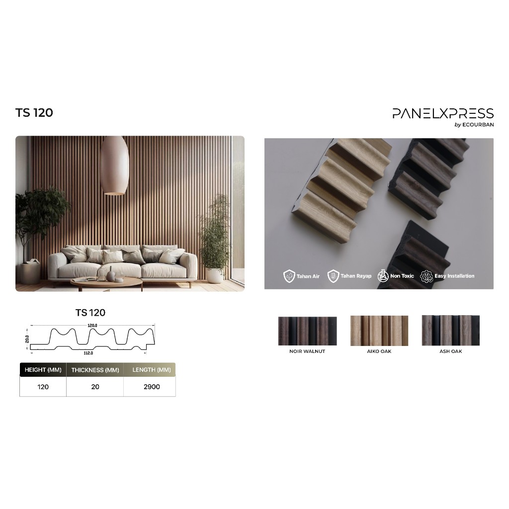 Jual PANEL EXPRESS - TS120 | Wallpanel dinding Kisi-kisi 2900mm ...