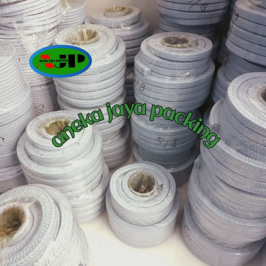 Jual gland packing 12mm (1/2 inch) remes packing asbestos teflon (1roll ...