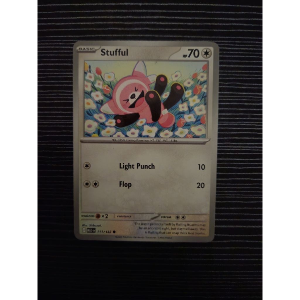 Jual KARTU POKEMON TCG Stufful 111/132 MA1 Evolusi Mega POKEMON CARD ...