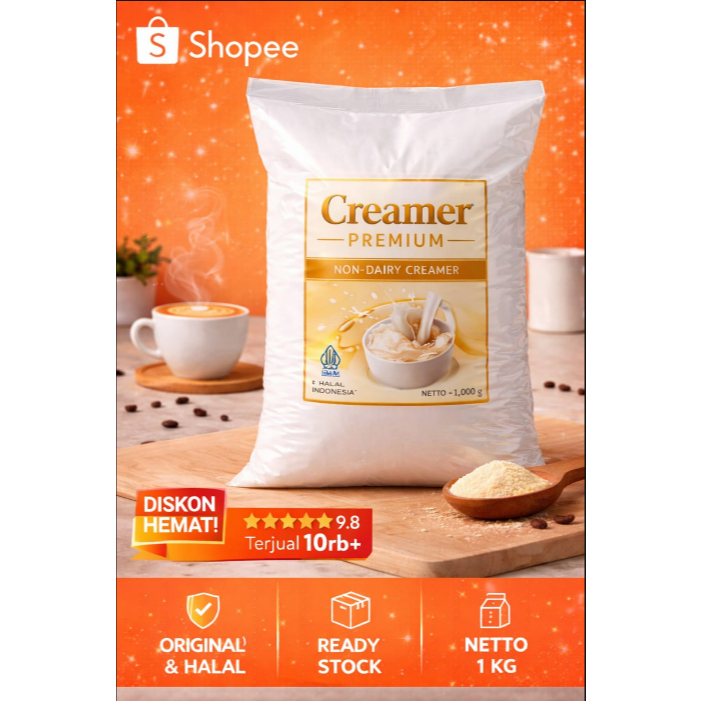 Jual Creamer Bubuk 1 Kg Terlengkap & Harga Terbaru Juni 2026 | Shopee ...