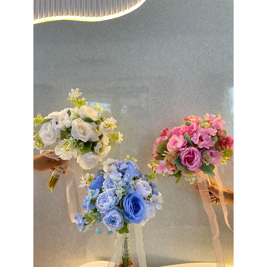 Jual HAND BUKET WEDING / BUCKET WEDDING / LEMPAR BUNGA / BUCKET CANTIK ...