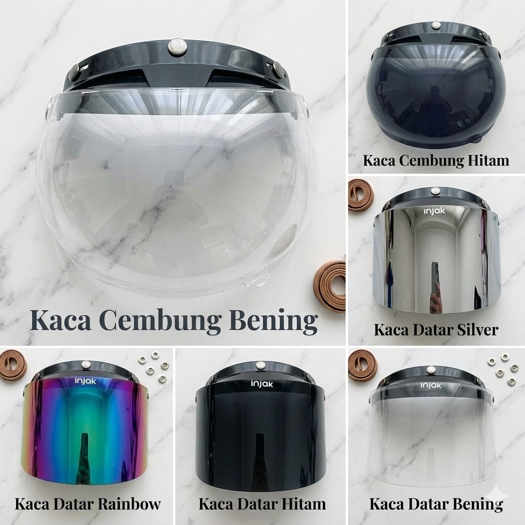 Jual kaca datar injak Original Coating kaca cembung smoke hitam putih ...